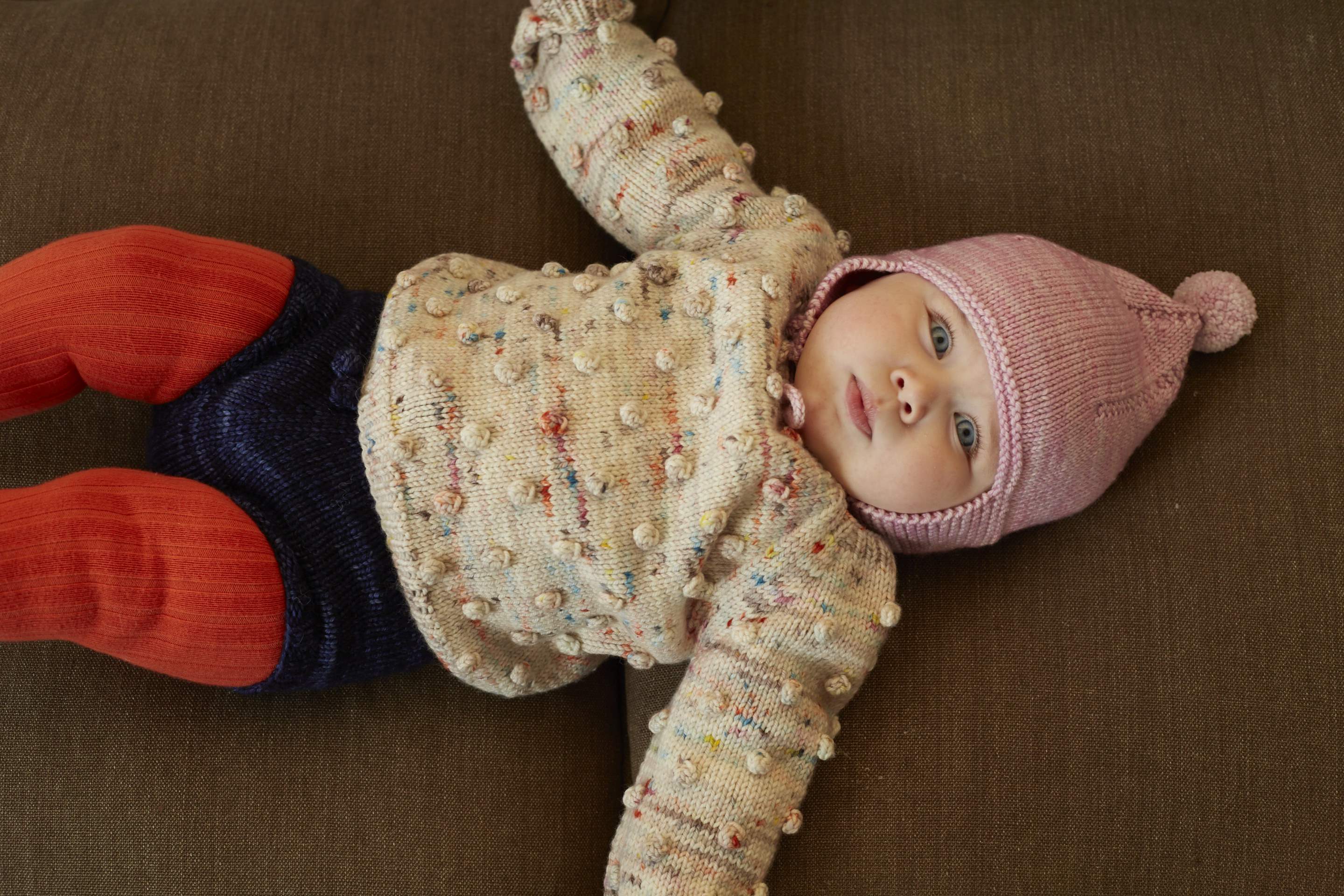 Digital Knitting Pattern - Kids Popcorn Sweater - Image 6