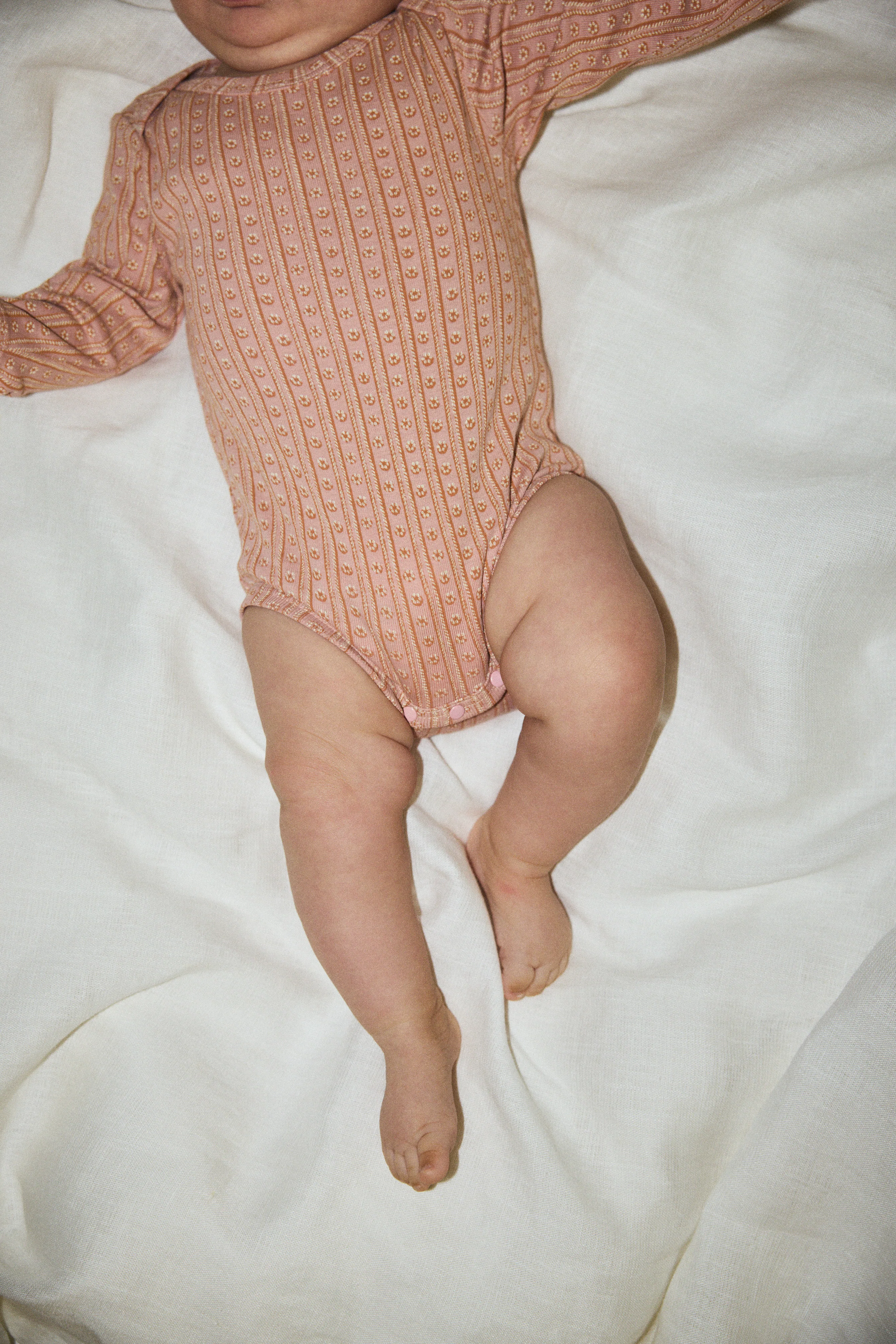 Baby Long Sleeve Lap Onesie - Image 3