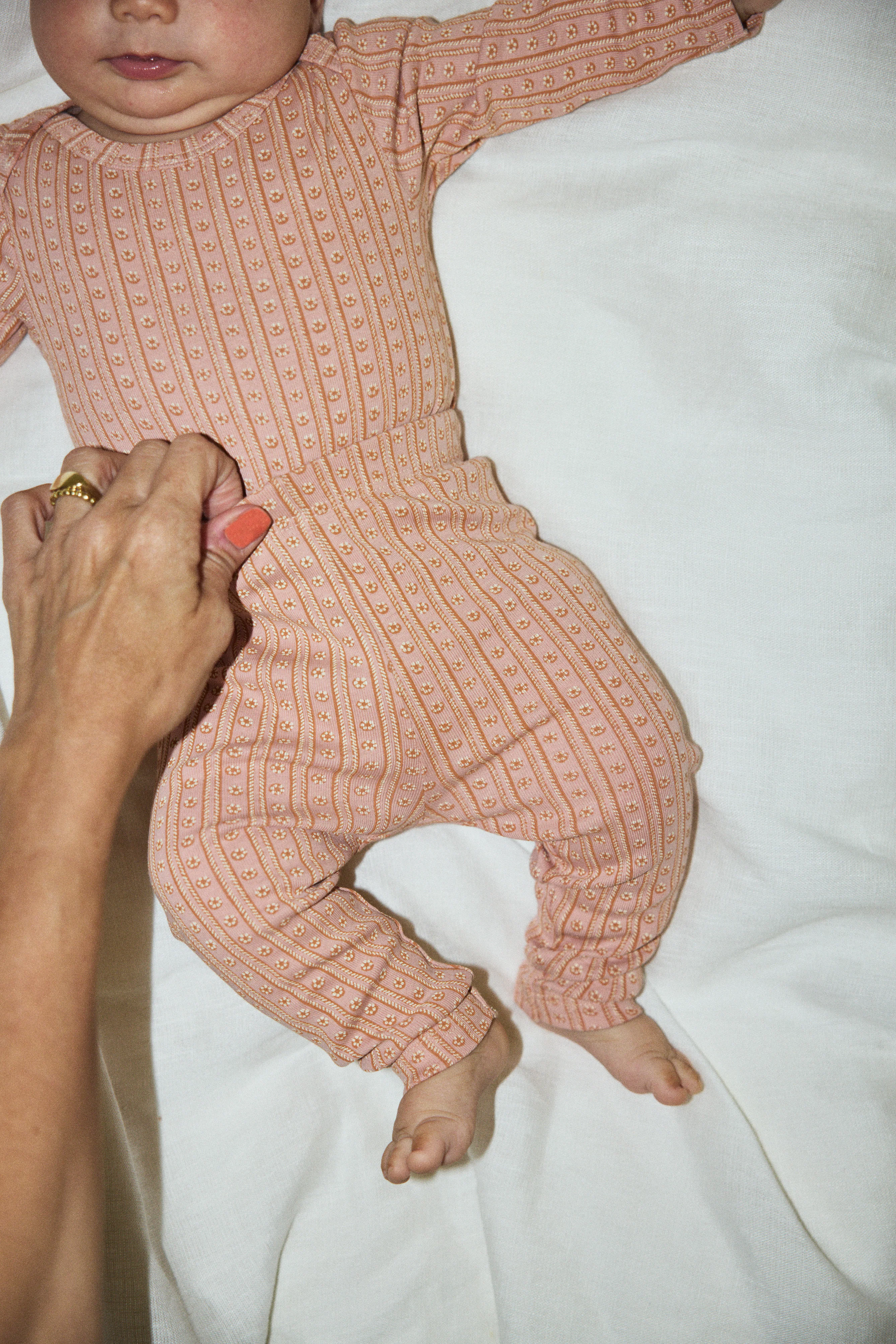 Baby Long Sleeve Lap Onesie - Image 6