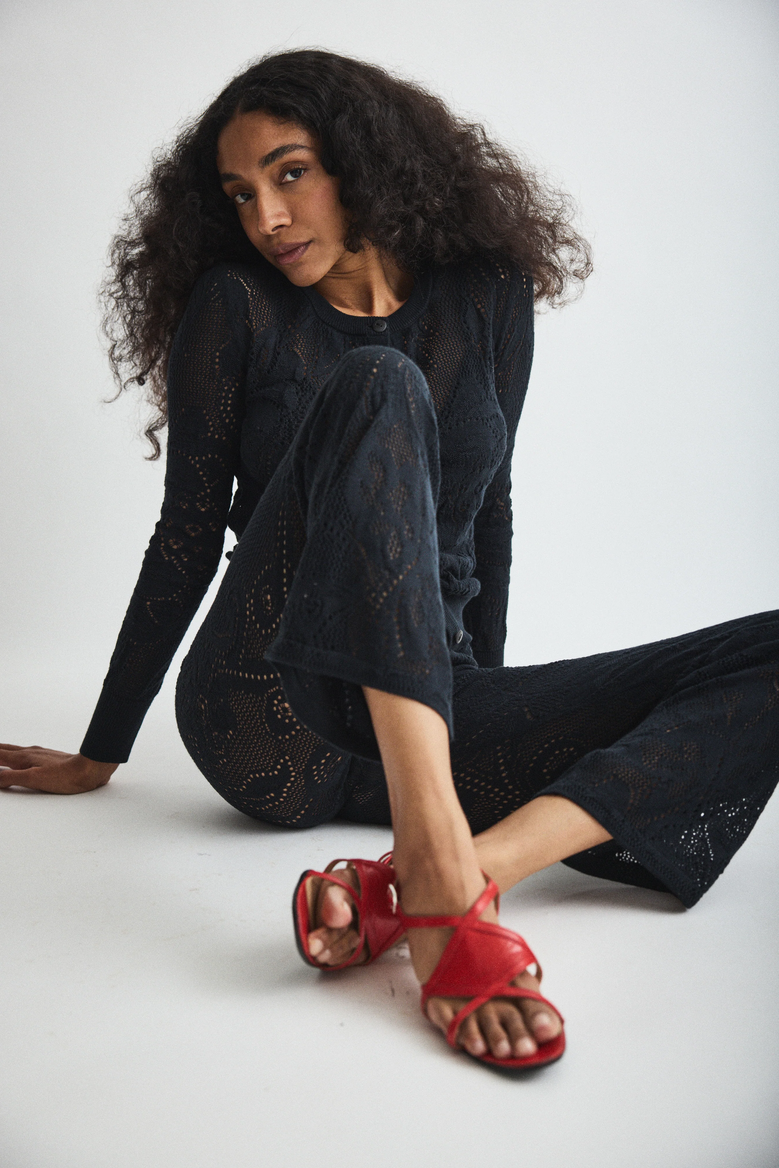 Lace Vignette Cardigan - Image 6