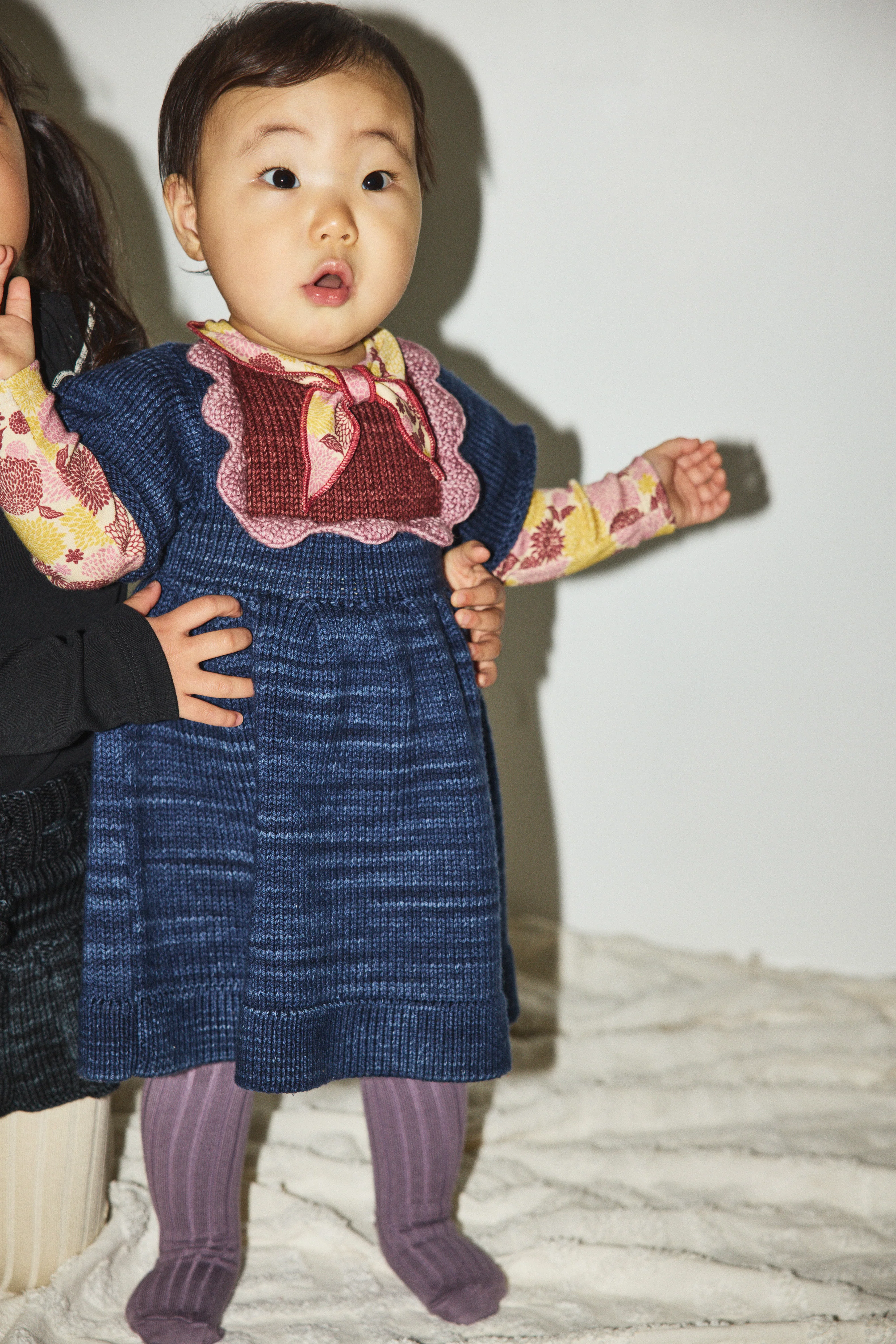Baby Scallop Bib Dress - Image 4